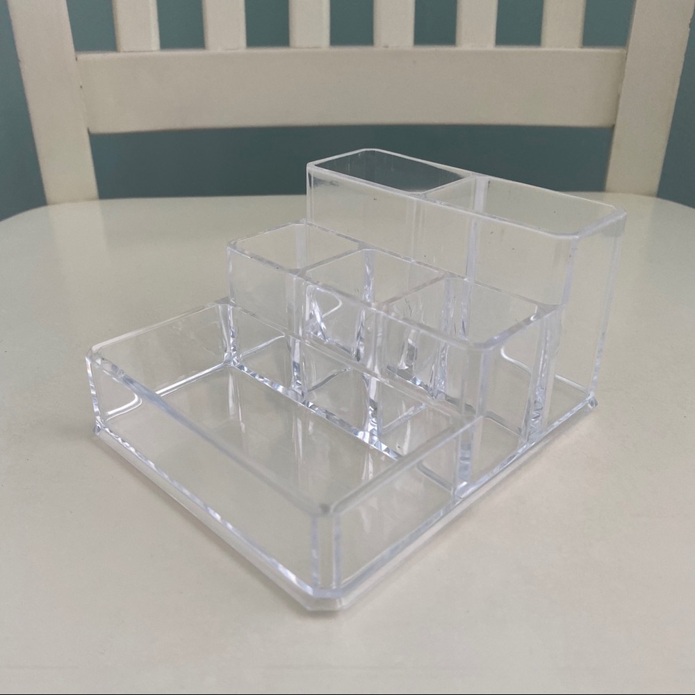 Clear acrylic organizer